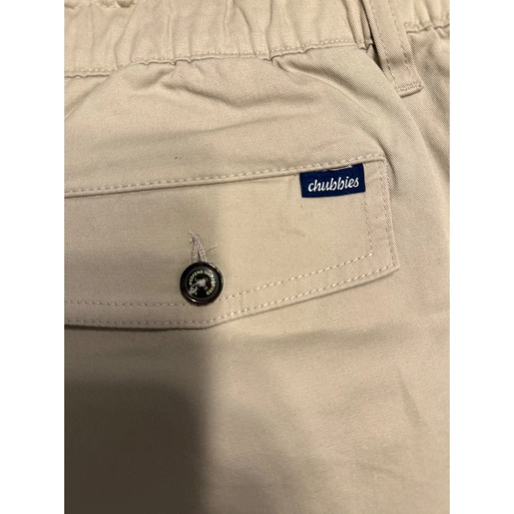 Chubbies The Khakinators 30 Originals Pant Mens XL Tan Khaki Chino 777231-025